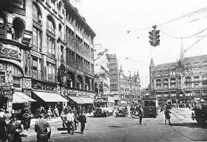 Moritz: Traffic on the Spittelmarkt in Berlin, 1928