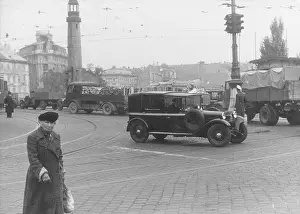 Foto: Traffic in Vienna. 1955