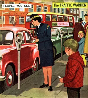 Look & Learn Nursery Material: Traffic Warden
