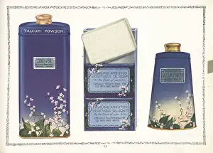 Talc: Trailing Arbutus brand cosmetics from CPC, 1926