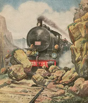 Obstacles: TRAIN BANDITS FOILED/C20