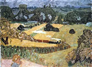 Bonnard: Train and Bardes, (Landscape with a Goods Train)