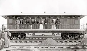 Hankou: Train carriage, China c.1900