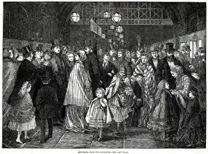 Goers: Last train from Charing Cross, Central London 1871