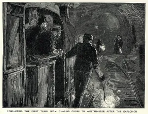 Fenian: Train from Charing Cross to Westminster after explosion