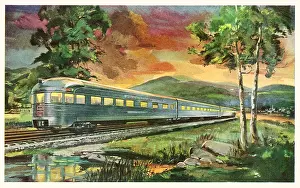 Pullman: Train in Countryside