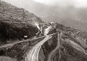 Reversing: Train, Darjeeling, India, circa 1890s