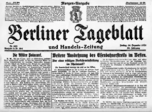 Tagblatt: Train drivers strike 1921