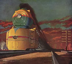 Railroads: Train in the Evening