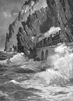 Viaducts: Train on French Riviera