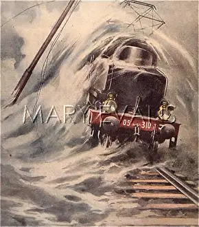 Soaked: TRAIN GETS SOAKED