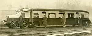 Bletchley: Train with pneumatic wheels demonstrated at Bletchley