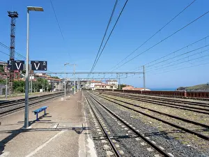 Catalanes: Train station, Cerbere, Pyrenees-Orientales, France