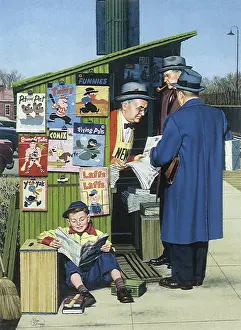 Newsstand: Train Station Newsstand