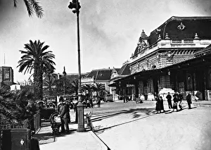 D Azur: Train station of Nice, 1934
