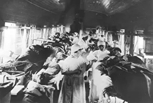Caring: Train Transporting Typhoid Sufferers