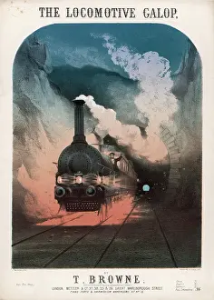 Emerges: Train out of Tunnel