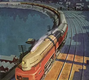 Railroads: Train in the Winter