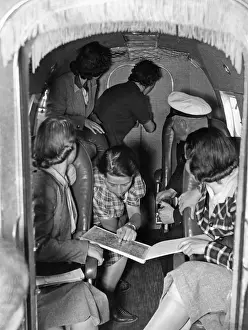 Attendant: Trained as a flight attendant with Deutsche Lufthansa, 1938