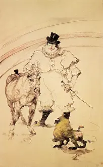 Baboon: Trained Pony and Baboon, by Toulouse-Lautrec