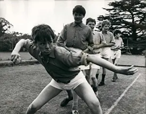 Accurately: Training ball boys at Dr Barnardo's for Wimbledon