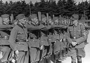 Foreigners: Training course of the Dutch Labour Service 1942