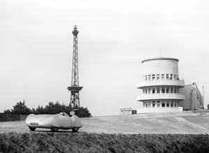 Mercedes: Training drives on the Avus in Berlin, 1937