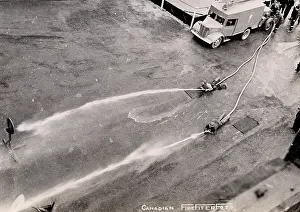 Volunteering: Training with hoses
