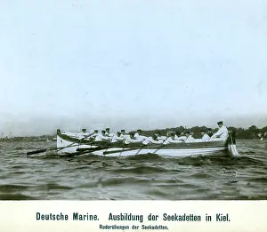 Kiel: Training of the midshipmen, 1906