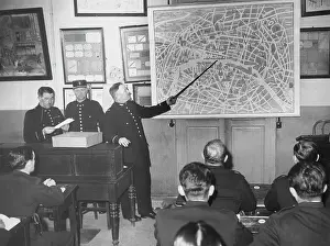 Explains: Training of policemen in Paris, 1937