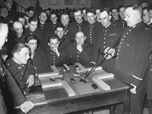 Explains: Training of policemen in Paris, 1937