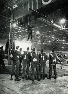 Dummy: Training RAF parachute troops, WW2