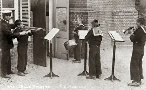 Hamble: Training Ship Mercury Band Practice