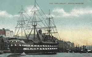 Tyneside: Training Ship Wellesley, North Shields, Northumberland