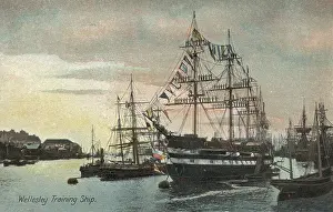 Tyneside: Training Ship Wellesley, North Shields, Northumberland