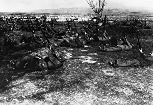 Salonica: Training of Turkish troops on the front at Salonica during t