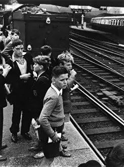 Spotting: Trainspotters at Paddington