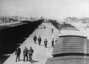 Birkenau: Trainstation of the concentration camp