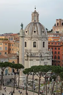 Foro: Trajan's Column and church of Santissimo Nome