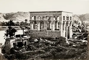 Philae: Trajan's kiosk on the Isle of Philae, Egypt