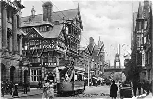 Eastgate: TRAM AT CHESTER C1905
