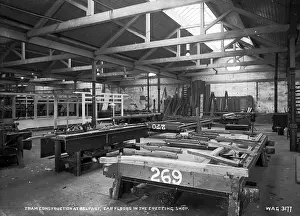 Floors: Tram Construction at Belfast, Car Floors in the Erecting Sho