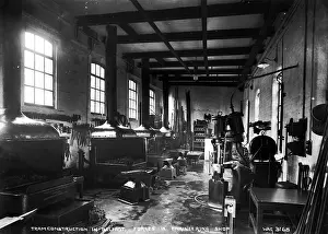 Anvils: Tram Construction at Belfast, for ges in Engineering Shop