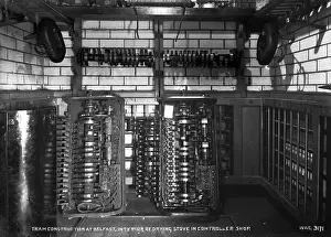 Drying: Tram Construction at Belfast, Interior of Drying Stove in Co