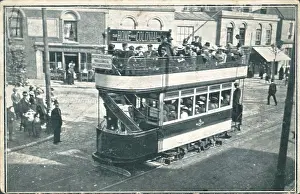 Penney: Tram at Market Place, Bexleyheath