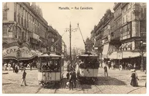 Cannebiere: Tram at Marseille