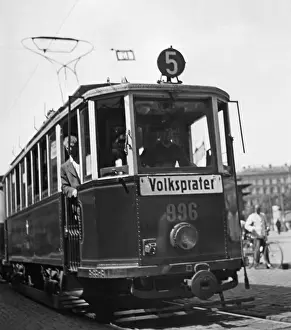Tramcar: Tram in Vienna, 1938