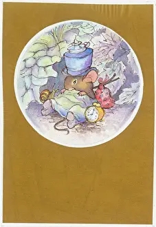 Toli: Tramp Mouse with a candle on his hat