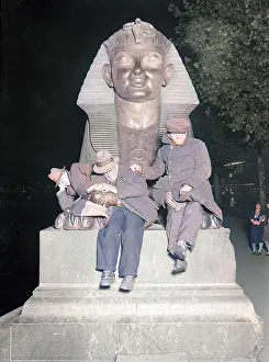 Atcolourisedpic: TRAMPS UNDER THE SPHYNX