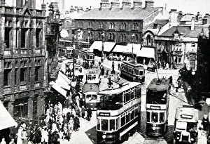Tramways: Trams and buses in Burnley in 1936